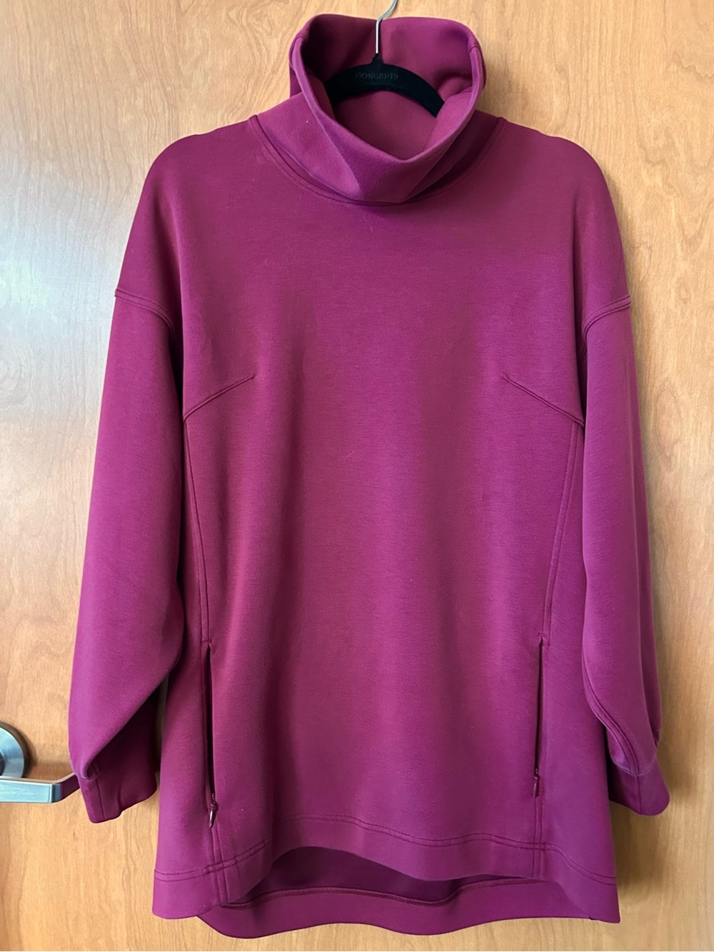 Lululemon Modal Blend Turtleneck Tunic Deep Lux Plum - Size 12/14 XL